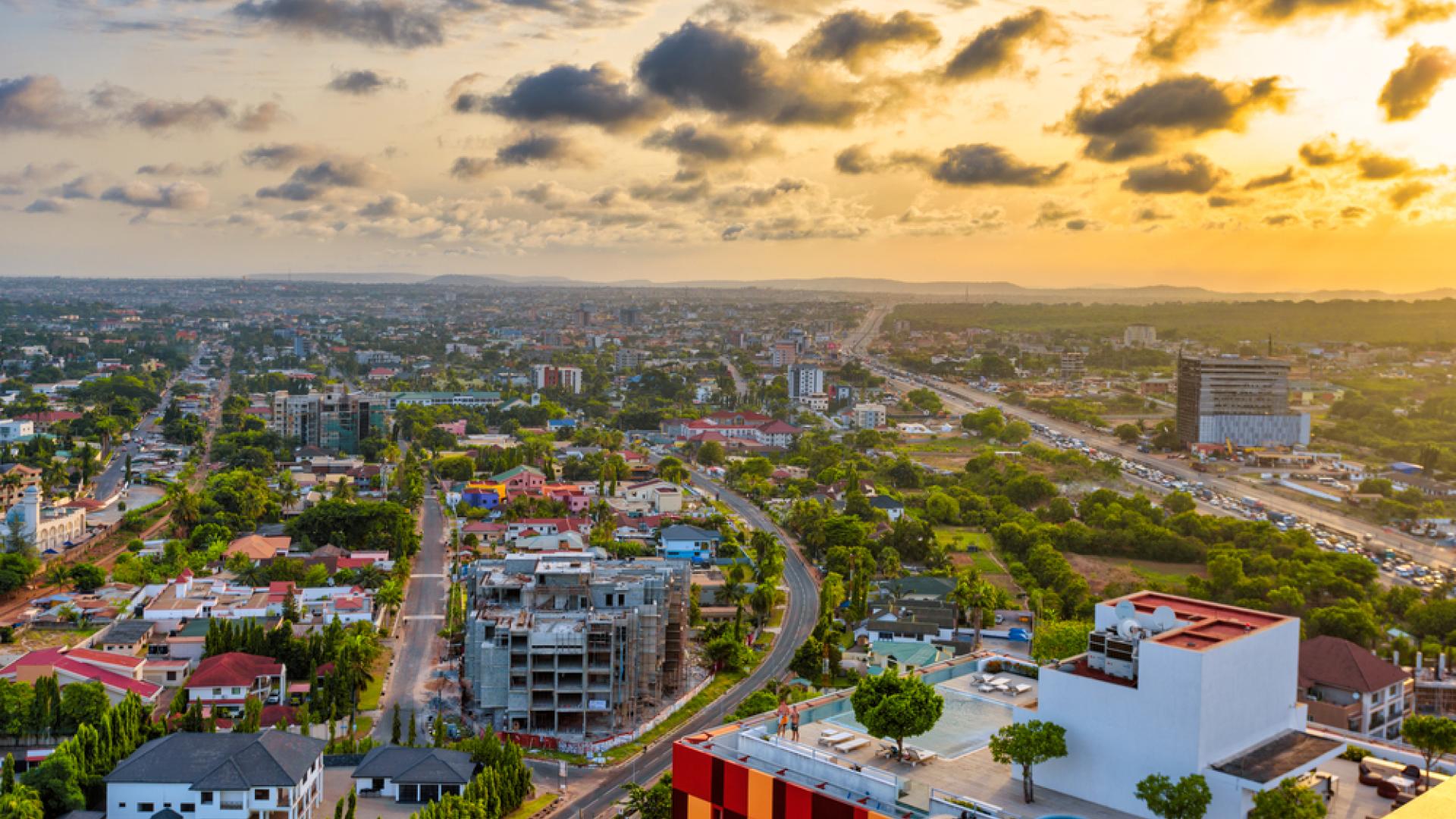 Discover Accra, Ghana background
